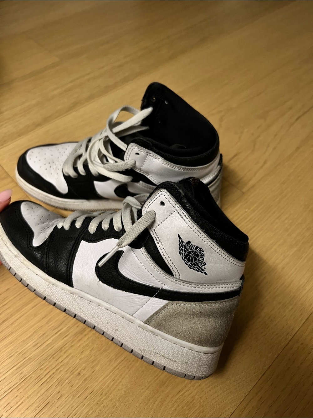 Nike Black White High-Top Sneakers